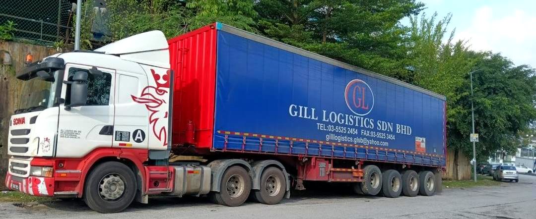 Gill Logistics trailer roadside